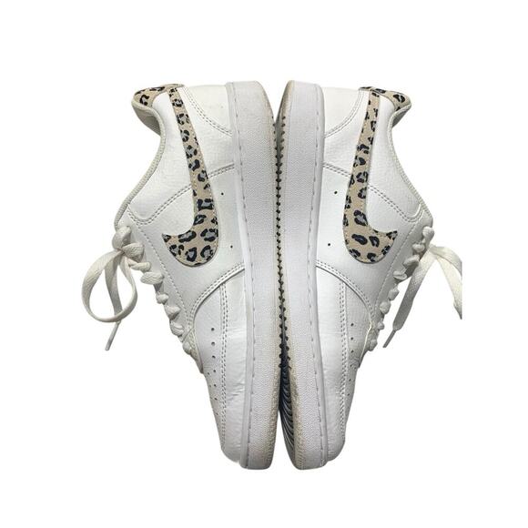 Nike Court Vision Lo Womens Sneakers Size 8 White DD9665-100 Animal Print‎ - Picture 6 of 8